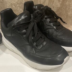 Alexander McQueen Black and White Men's Sneakers